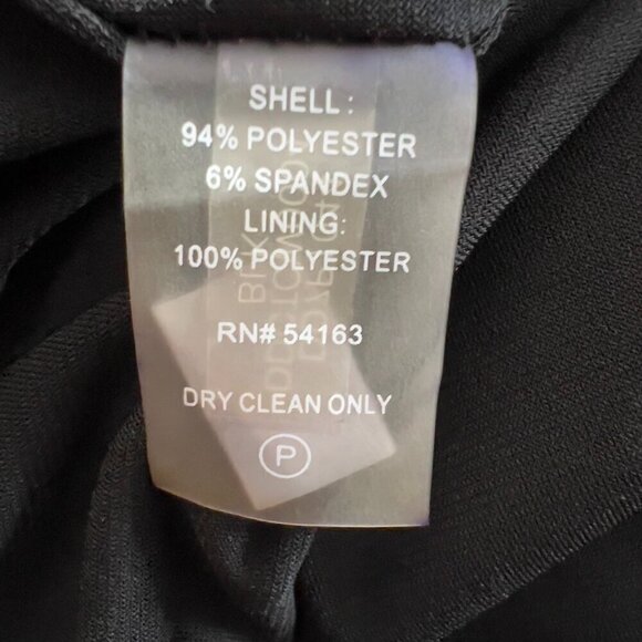 DKNY Plus Sleeveless V-Neck Black Midi Dress NWT - Picture 8 of 9